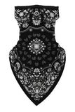 Unisex Paisley Print Neck Gaiter With Earloop For Outdoor Sports