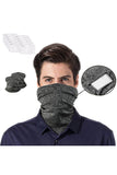 Cache-cou bandana multifonctionnel avec filtre à charbon