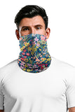 Unisex Outdoor Windproof Floral Print Neck Gaiter