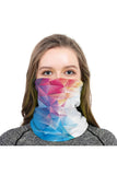 Colorful Geometrical Print Neck Gaiter Outdoor Bandanas