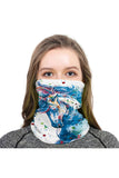 Unicorn Print Neck Gaiter Multifunctional Bandanas