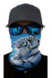 Cache-cou coupe-vent imprimé tigre Bandanas anti-poussière