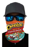 Funny Cheetos Print Motorcycle Face Shield Outdoor Neck Gater