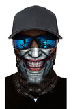 Unisex Scary Smile Print Fishing Neck Gaiter For Windproof