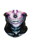 Sugar Skull Print Magic Shield Neck Gaiter For Windproof
