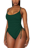 Women One Piece Swimsuit Sexy High Cut Bathing Suits