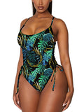 Women One Piece Swimsuit Sexy High Cut Bathing Suits