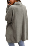 Oversized Cowl Neck Sweater Light Grey