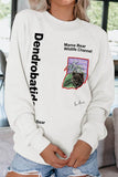 Crew Neck Mama Bear Sweatshirt White