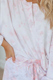 Tie Dye Knit Pajamas Set