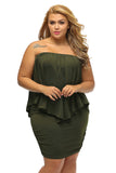 Women's Sexy Off Shoulder Ruffles Layered Dress Poncho Mini Dress