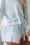 Tie Dye Knit Pajamas Set