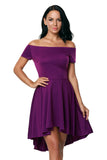 Womens Off the Shoulder Skater Dress