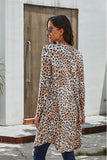 Women's Animal Print Cardigan Open Front Lightweight Long Cardigan