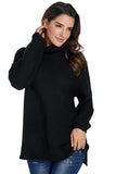 Women's Long Sleeves Turtleneck Sweater Loose Oversized Casual Sweater Pullover Top