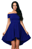 Womens Off the Shoulder Skater Dress