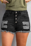 Gypsy Mid-rise Distressed Denim Shorts