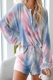 Tie Dye Knit Pajamas Set