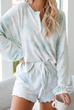 Tie Dye Knit Pajamas Set