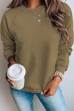 Women's Casual Crew Neck Christmas Pullover Cotton Blend Sweatshirt