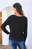 Women's Casual Crew Neck Christmas Pullover Cotton Blend Sweatshirt