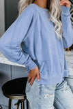 Women's Casual Crew Neck Christmas Pullover Cotton Blend Sweatshirt