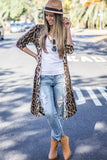 Women's Animal Print Cardigan Open Front Lightweight Long Cardigan