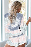 Tie Dye Knit Pajamas Set