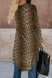 Women's Animal Print Cardigan Open Front Lightweight Long Cardigan