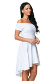 Womens Off the Shoulder Skater Dress