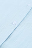 Textured Solid Color Basic Shirt for Women