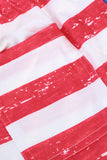 Print Drawstring Casual Shorts with Pocket