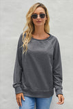 Women's Casual Crew Neck Christmas Pullover Cotton Blend Sweatshirt