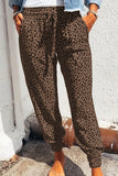 Leopard Print Jogger With Pocket