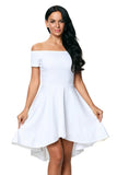 Womens Off the Shoulder Skater Dress