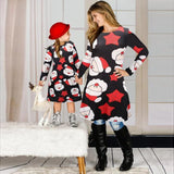 Famille correspondant robe femmes filles robes de noël