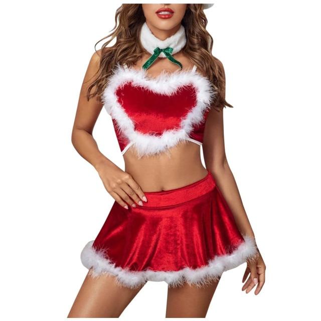 Christmas Lingerie for Women Santa Claus Sexy Nightwear